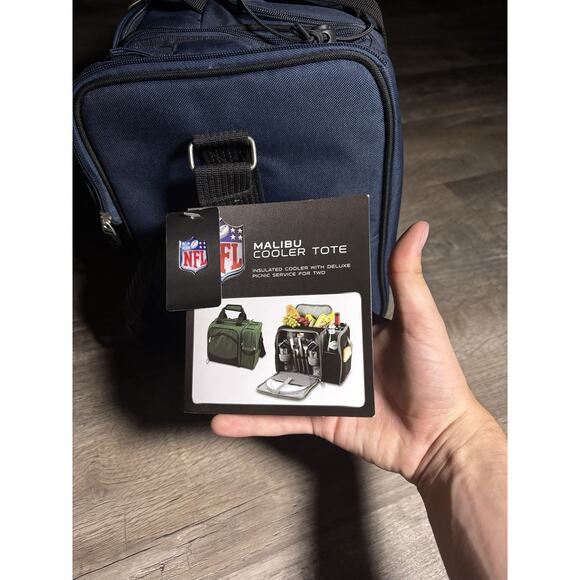 PICNIC TIME NFL Unisex-Adult NFL Malibu Picnic Basket Cooler - Picture 5 of 6